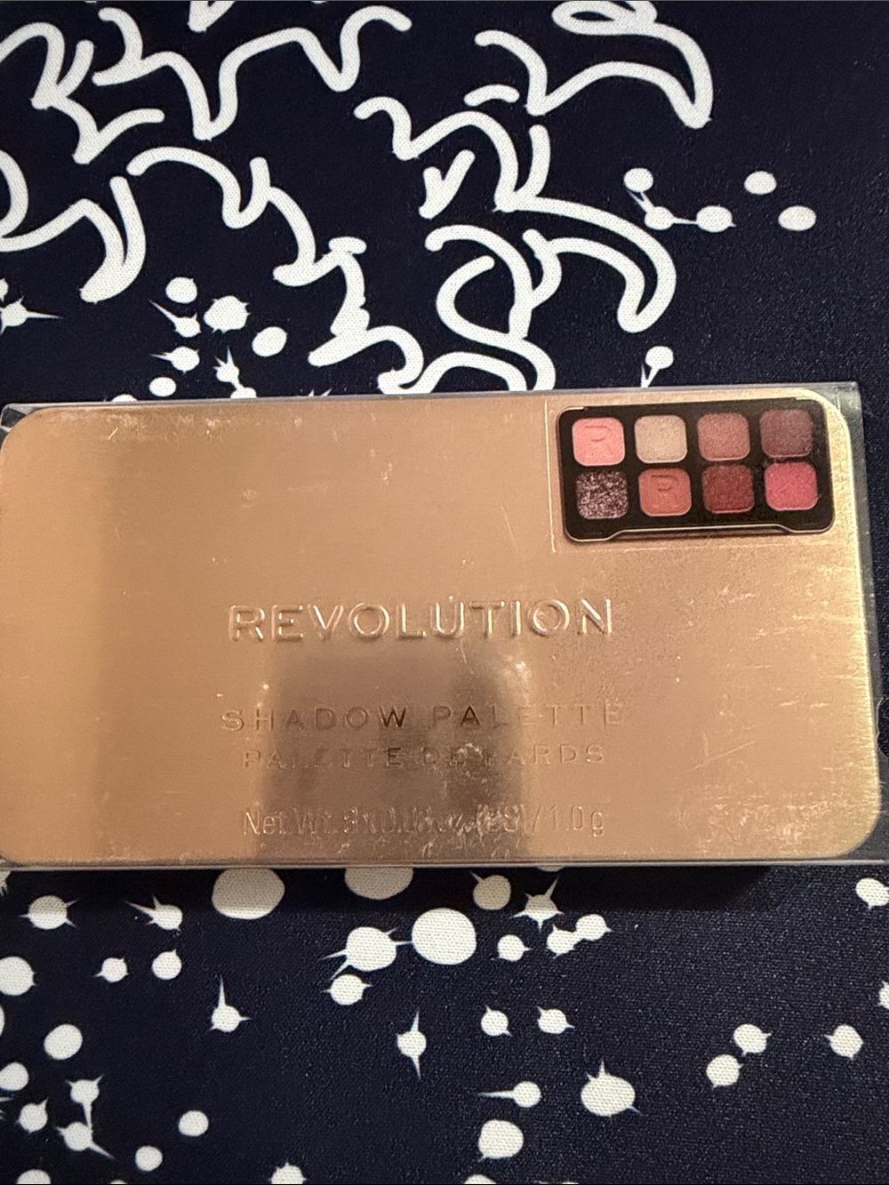 Revolution Rose Gold Eyeshadow Palette – Pink, Rose, Champagne & Brown Shades